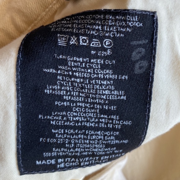 Ralph Lauren light beige jeans - Picture 6 of 8